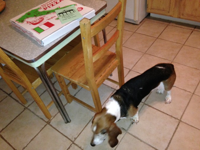 Ernie and a Perry's Pizza - Chicago Pizza Hound