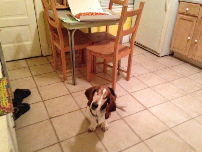 Ernie Ready for Perry's Pizza Joynt in Chicago 2014