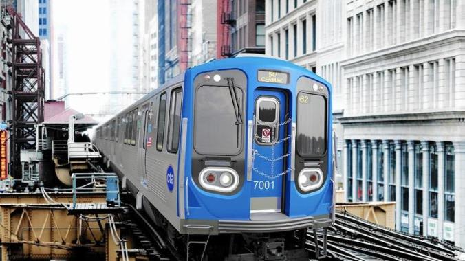 7000 Series CTA Train Made in Hegewisch