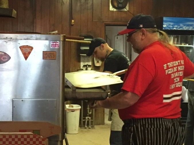 Bob Working the Oven
