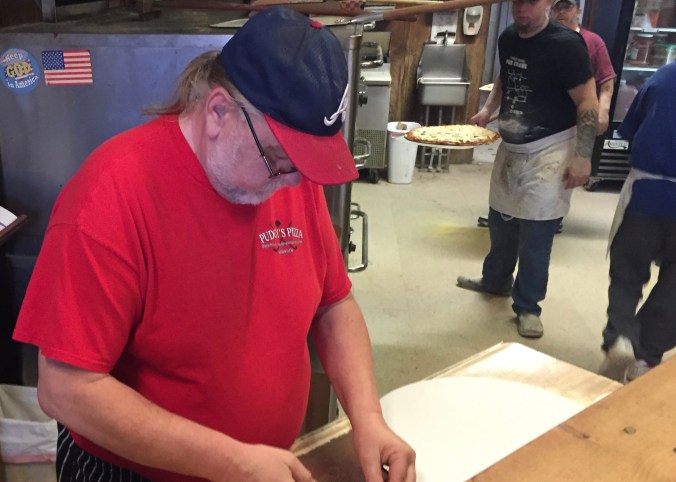 Bob at Work - Pudgy's Pizza, Hegewisch - Chicago Pizza Hound