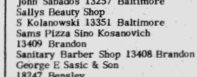 Sam's Pizza - Hyde Park Herald, March 23, 1960