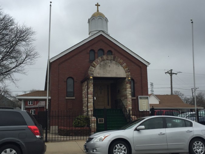 Assumption Greek Orthodox Church - Pudgy's Pizza, Hegewisch - Chicago Pizza Hound