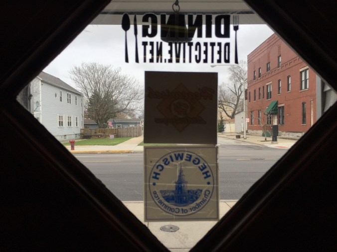 View of Baltimore Avenue from Pudgy's Door