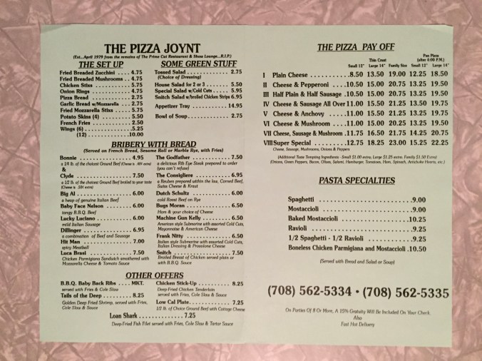 Perry's Pizza Joynt, Northlake, Illinois - Chicago Pizza Hound