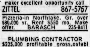 Perry's Pizza Joynt, Northlake, Illinois - Chicago Pizza Hound