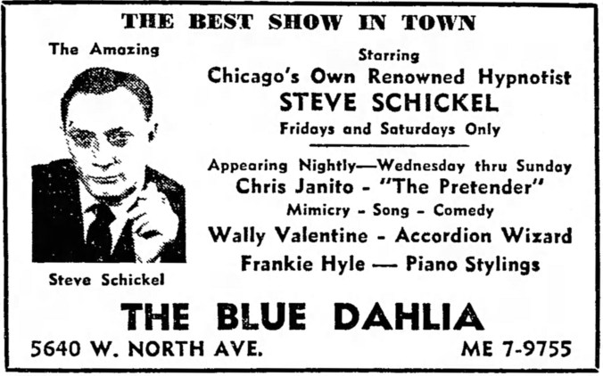 Supper Clubs, Nightclubs, and Lounges - Chicago Pizza Hound