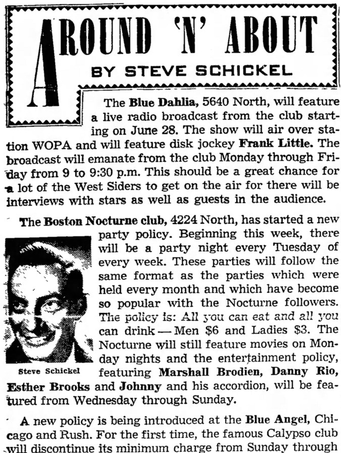 Supper Clubs, Nightclubs, and Lounges - Chicago Pizza Hound