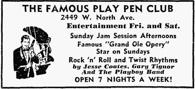 Supper Clubs, Nightclubs, and Lounges - Chicago Pizza Hound