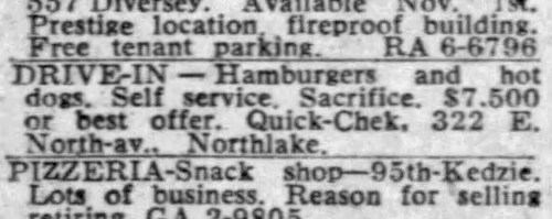 Perry's Pizza Joynt, Northlake, Illinois - Chicago Pizza Hound