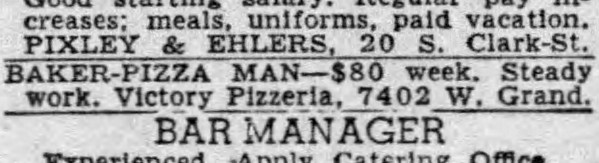Perry's Pizza Joynt, Northlake, Illinois - Chicago Pizza Hound