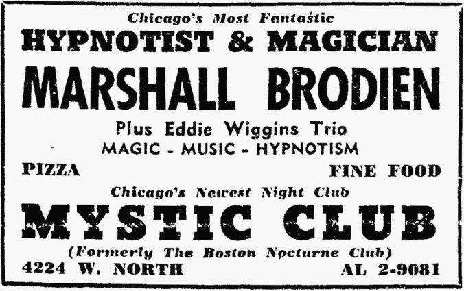 Supper Clubs, Nightclubs, and Lounges - Chicago Pizza Hound