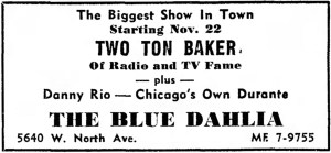 Supper Clubs, Nightclubs, and Lounges - Chicago Pizza Hound