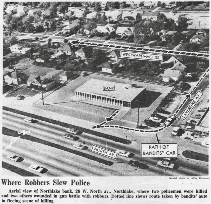 Bank Robbery and Murder in Northlake - Chicago Tribune, October 28, 1967