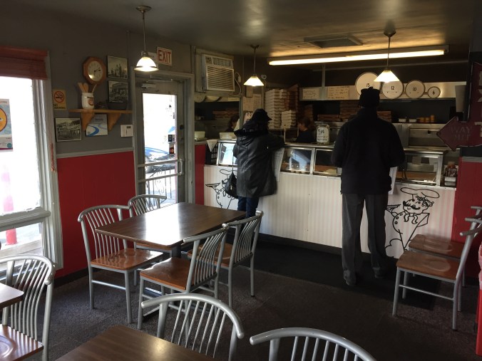 Carryout Customers at Pasquale's with View of Dining Room - December 2017