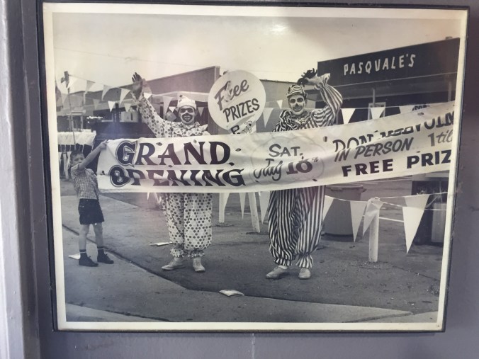 Grand Opening of Pasquale's in 1964 - Speedway, Indy - December 2017