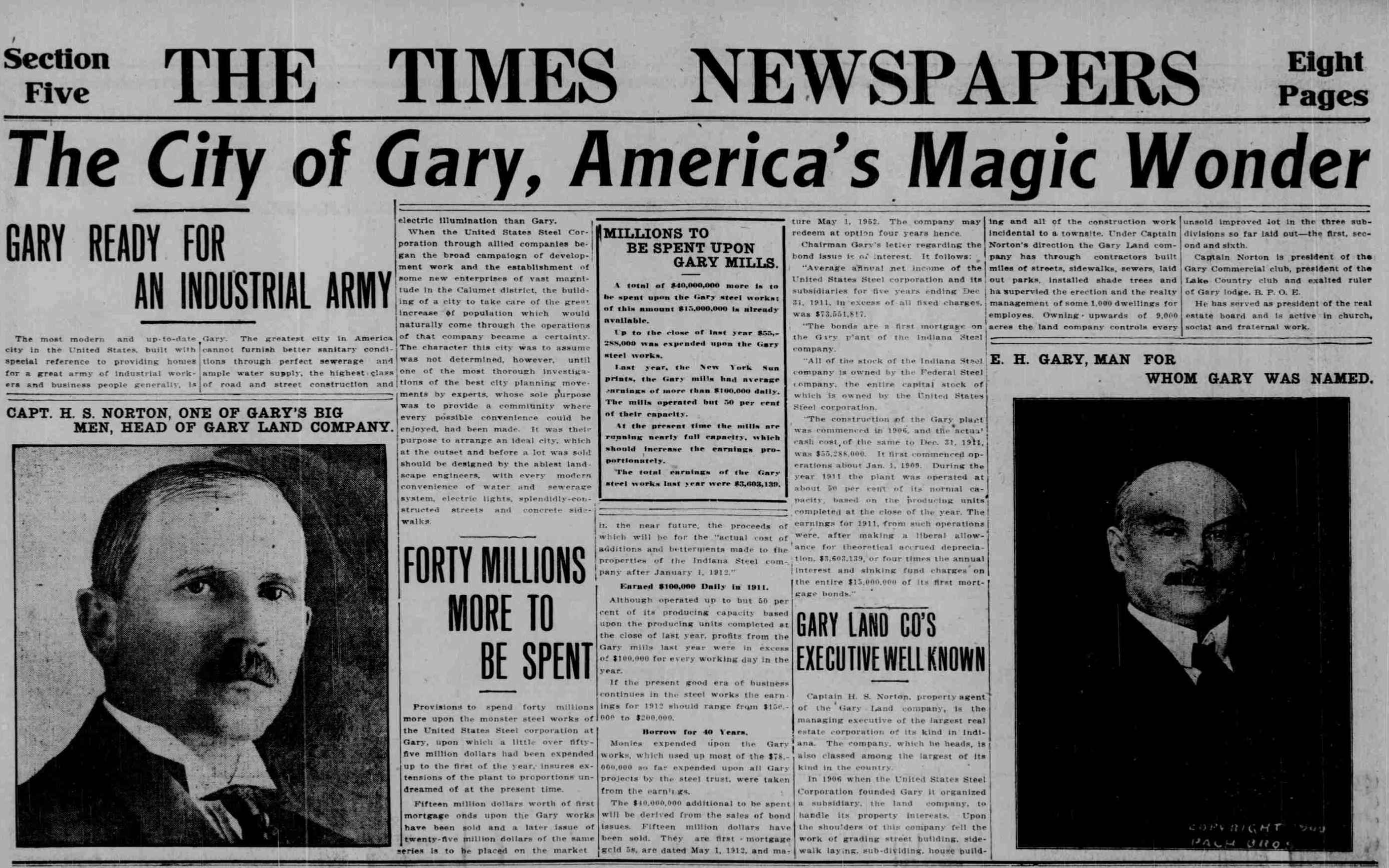 The City of Gary, America's Magic Wonder - Lake County Times